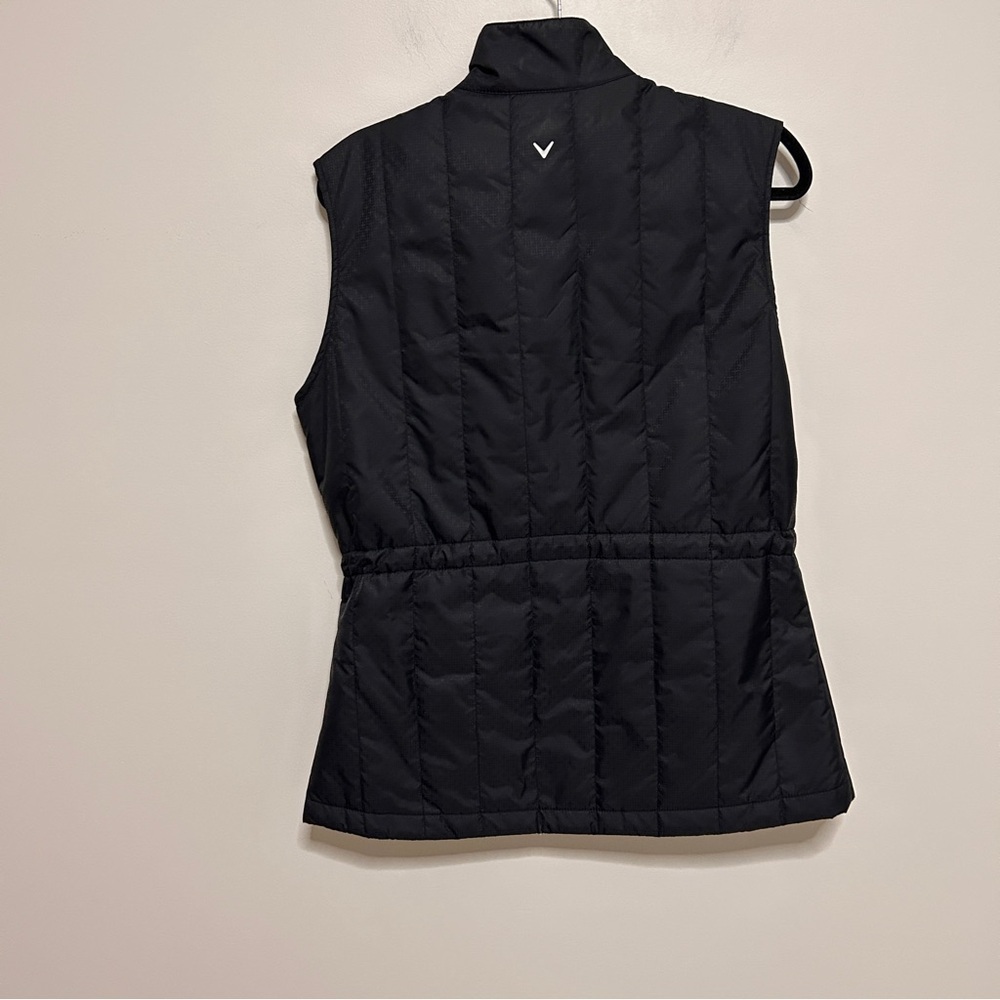 Callaway Women’s Large Black Opti-Dri Vest lightweight drawstring Golf Walking - Picture 2 of 7